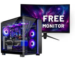 Skytech King 95 Gaming PC Desktop, Ryzen 7 7800X3D 4.2 GHz (5GHz Turbo Boost), AMD RX 7800XT 16GB GDDR6, 1TB Gen4 SSD, 32GB DDR5 RAM 5600 RGB, 850W GOLD PSU, 360mm ARGB AIO , Wi-Fi, Win 11 Home