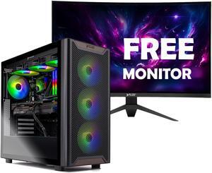 Skytech Chronos Gaming PC Desktop, Ryzen 7 9700X 3.8 GHz (5.5GHz Turbo Boost), NVIDIA RTX 5070 12GB GDDR7, 1TB Gen4 SSD, 32GB DDR5 RAM 6000 RGB, 850W GOLD PSU, 360mm ARGB AIO , Wi-Fi, Win 11 Home