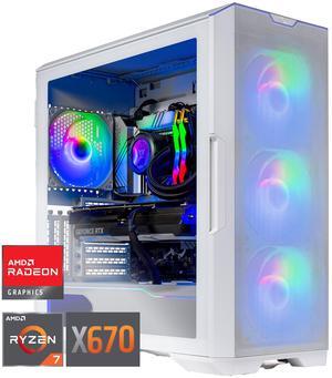 Skytech Eclipse Gaming PC Desktop, Ryzen 7 9800X3D 4.7 GHz (5.2 GHz Turbo Boost), X670 Motherboard, AMD RX 9070 XT 16GB GDDR6, 2TB Gen4 NVMe SSD, 32GB DDR5 RAM 6000 RGB, 1000W GOLD PSU, Wi-Fi, Win 11