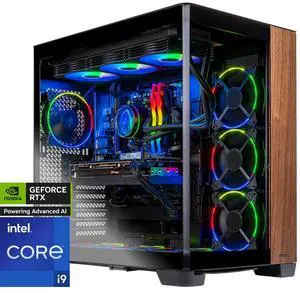Skytech Prism 4 Gaming PC Desktop, Intel i9 14900K 3.2 GHz (5.7GHz Turbo),Z790 Motherboard ,NVIDIA RTX 5090 32GB, 2TB Gen4 NVMe SSD, 64GB DDR5 6000 RGB, 1200W GOLD ATX 3, 360mm AIO , Wi-Fi, Win 11