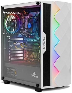 YEYIAN Gaming PC SAI AMD Ryzen 5 7500F, RTX 4060, 1TB NVMe SSD, 16GBD DDR5 5600, 650W Gold PSU, AC Wi-Fi, Window 11 64bit- YPA-SA750FB-4601U