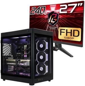 ZOTAC MEK AI-Enhanced Gaming PC Desktop Computer - NVIDIA GeForce RTX 5090, AMD Ryzen 7 9700X 5.5GHz, 32GB DDR5 RGB, 2TB NVME M.2 SSD, 1300W 80+ GOLD PSU, WiFi 7, Windows 11 PRO 64-bit