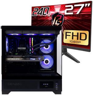 ZOTAC MEK AI-Enhanced Gaming PC Desktop Computer - NVIDIA GeForce RTX 5070 , AMD Ryzen 5 7600X up to 5.3GHz, 32GB RGB DDR5, 2TB NVME M.2 SSD, 850W 80+ GOLD PSU, WiFi 5,BT 5.2, Windows 11 Home 64-bit