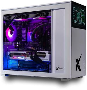 Xidax X6 Gaming desktop-AMD RYZEN 7 9800X3D (up to 5.2GHz)|AMD Radeon RX 9070XT 16GB|32GB (2x16GB) DDR5 5600MHz|2TB M.2 NVMe|Genuine Windows 11 Home|Xen White Case with 8" LCD screen on front