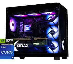Xidax X6 ONAMI BLACK Gaming PC INTEL CORE i9 14900KF 24C (Up to 6.0GHz) - NVIDIA GeForce RTX 5080 16G- 32GB DDR5 5600MHz - 2TB M.2 NVMe - Genuine Windows 11 Home - WIFI - Assembled & Serviced In Utah