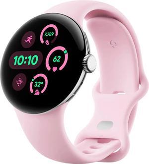Google Pixel Watch 3 41mm Smart Watch Silver Birthday Cake - Aluminum - 2GB Ram - 32GB eMMC Flash - AMOLED Display - Bluetooth 5.3 - IEEE 802.11 ax   GA05756-US