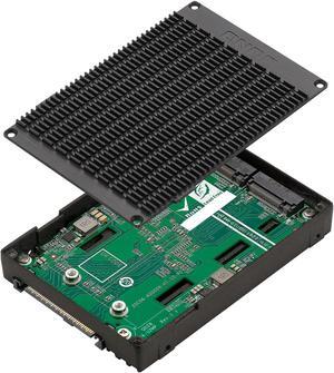 Qnap QDA-U2MP U.2 NVMe to Dual M.2 NVMe SSD Convert/Adapter