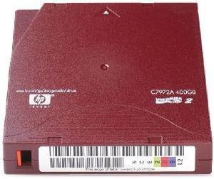 HP C7972AN 200/400GB LTO Ultrium 2 Non-Custom Labeled Data Cartridge 20 Packs