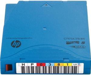 HP C7975AF LTO Ultrium 5 Data Cartridge with Custom Labeling