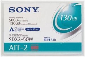 SONY SDX250W//AWW 50/130GB AIT2 Tape Media 1 Pack