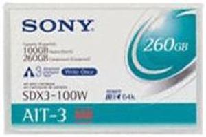 SONY SDX3100W//AWW 100/260GB AIT3 Tape Media 1 Pack