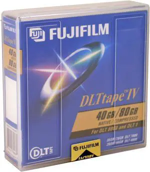FUJIFILM 26112088 40/80GB DLTtape IV Tape Media 1 Pack