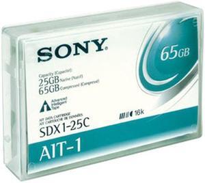 SONY SDX1-25C 25/65GB AIT1 8MM 170M Data Tape Media 1 Pack