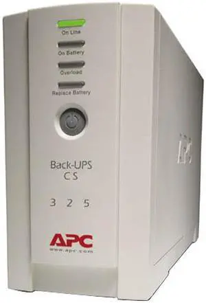 APC BK325I 325 VA 210 Watts Back-UPS 325, 230V, IEC 320, Without Auto Shutdown Software  European Version - 240V