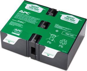 APC UPS Battery Replacement for APC UPS Model BR1000G, BX1350M, BN1350G, BR900GI, BX1000G, BX1300G, SMT750RM2U, SMT750RM2UC, SMT750RM2UNC, and select others (APCRBC123)
