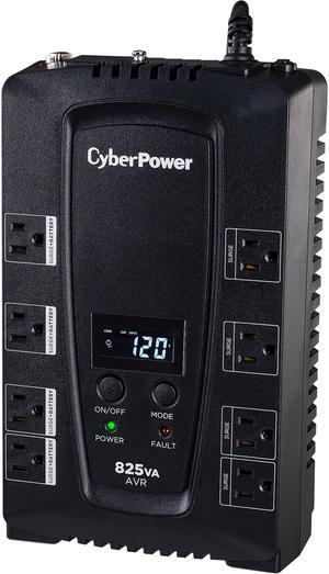 CyberPower CP825AVRLCD 825 VA 450 Watts UPS