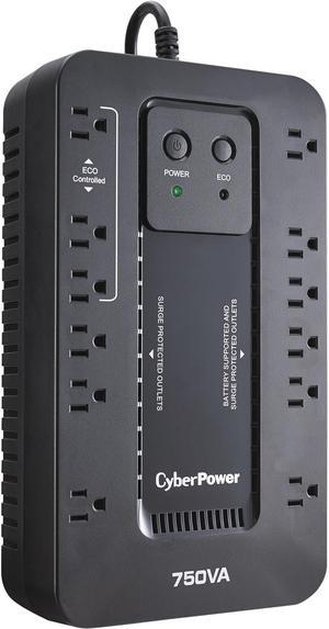CyberPower EC750G ECO 750 VA / 450W Energy Efficient Desktop UPS