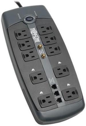 Tripp Lite TLP1008TELTV 8ft. Cord 10 Outlets 3345 Joules Protect It! Surge Suppressor