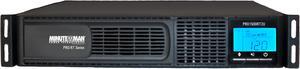 Minuteman PRO-RT PRO1500RT2U 1500VA Tower/Rack/Wall Mountable UPS - 2U Tower/Rack/Wall Mountable - 4 Minute Stand-by - 120 V AC Input - 120 V AC Output - 8 x NEMA 5-15R Receptacle(s)