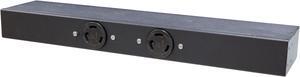Minuteman OEPD302L630HVHW 208VAC, 30-amp capacity, generic power distribution unit (PDU) w/o Minuteman label, (2) front/(0) back NEMA L6-30R outlets, 6-foot input cord with hardwire connection, 1U/0U