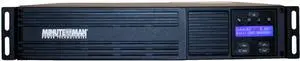 Minuteman EXR750RT2UNC UPS AVR 750VA/675W 2U Rack/Wall/Tower Ext Run LCD w/SNMP -NV6 card