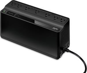 APC BE600M1 Back-UPS 600 VA 330 Watts 7 Outlets Uninterruptible Power Supply (UPS) with USB Charging Port (Replaces BE550G)