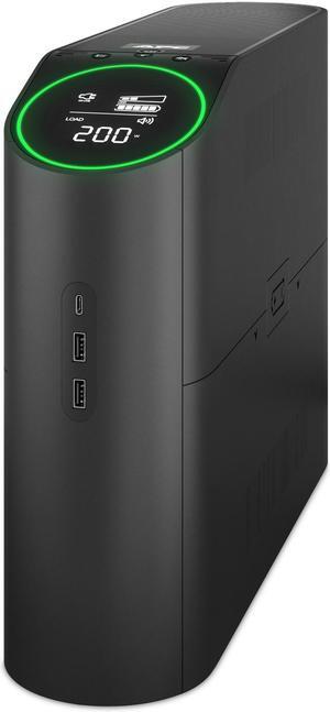 APC Back-UPS Pro for Gaming - 1500VA/900W - 10x NEMA 5-15R Outlets - Black (Midnight)  BGM1500B-US