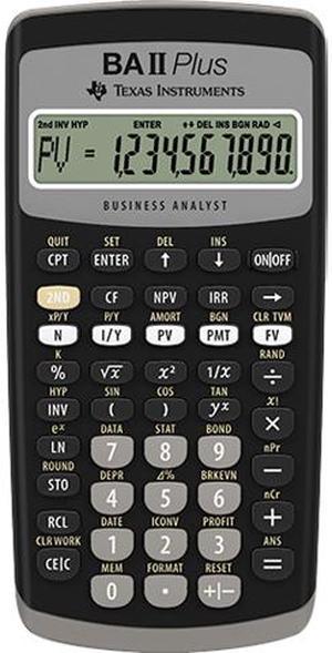 Texas Instruments BAII PLUS Financial Calculator