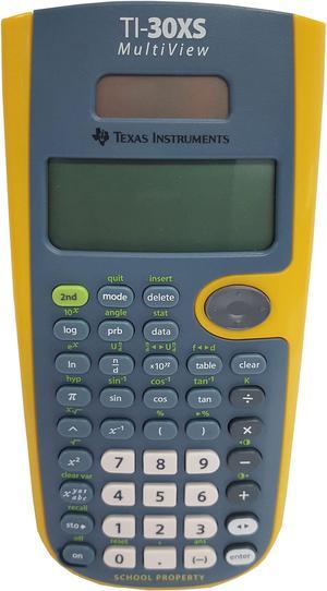 Texas Instruments TI-30XS (30XSMV/TKT/1L1/B) MultiView EZ Spot Calculators - 10-pack