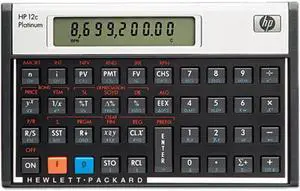 HP 12CP Platinum Financial Calculator, 10-Digit LCD