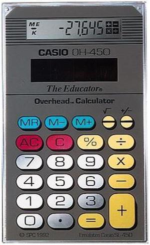 Casio OH450 Overhead Calculator Which Emulates