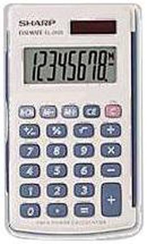 SHARP EL-243SB Twin-Powered Basic Hand-Held Calculator (Minimum Purchase Quantity 5 units)