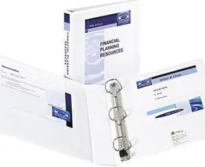 Avery 01319 Extra-Wide EZD Reference View Binder, 1-1/2" Capacity, White