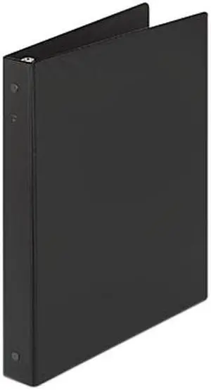 Avery 03301 Economy Round Ring Reference Binder, 1" Capacity, Black