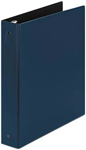 Avery 03400 Economy Round Ring Reference Binder, 1-1/2" Capacity, Blue