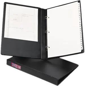 Avery 06400 Durable EZ Turn Ring Legal Binder, 14 x 8-1/2, 1" Capacity, Black