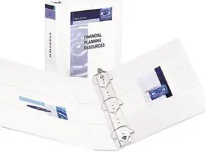 Avery 09501 Durable Slant Easy Insert Ring View Binder, 2" Capacity, White