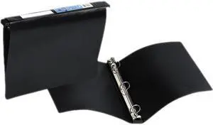 Avery 14801 Hanging File Poly Ring Binder, 1" Capacity, Black