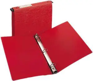 Avery 14803 Hanging File Poly Ring Binder, 1" Capacity, Red