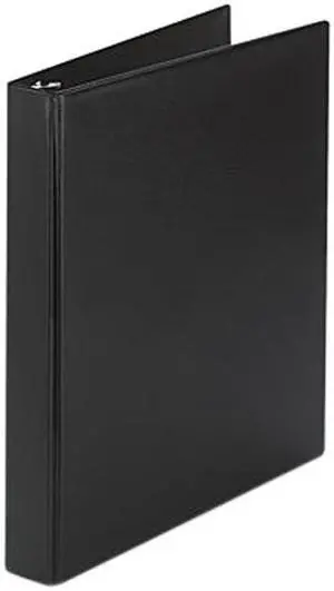 Avery 27250 Durable EZ-Turn Ring Reference Binder, 11 x 8-1/2, 1" Capacity, Black