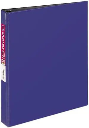 Avery 27251 Durable EZ-Turn Ring Reference Binder, 11 x 8-1/2, 1" Capacity, Blue