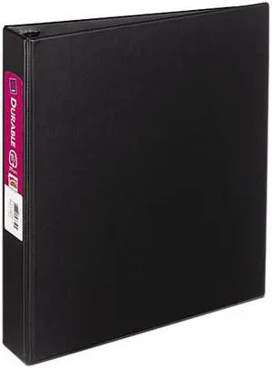 Avery Durable Binder with Slant Rings 11 x 8 1/2 1 1/2" Black 27350