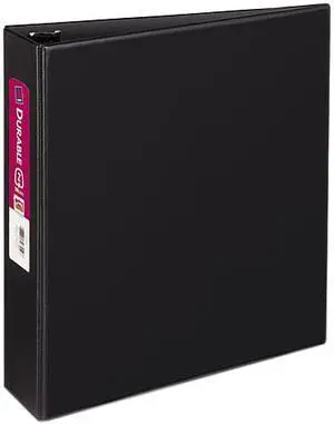Avery 27550 Durable EZ-Turn Ring Reference Binder, 11 x 8-1/2, 2" Capacity, Black