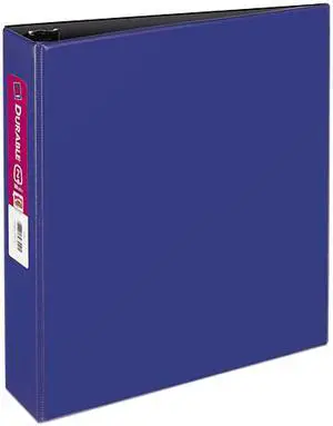 Avery 27551 Durable EZ-Turn Ring Reference Binder, 11 x 8-1/2, 2" Capacity, Blue