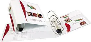 Avery 79106 Nonstick Heavy-Duty EZD Reference View Binder, 5" Capacity, White