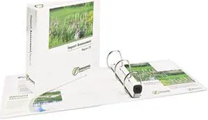 Avery 79195 Nonstick Heavy-Duty EZD Reference View Binder, 1-1/2" Capacity, White