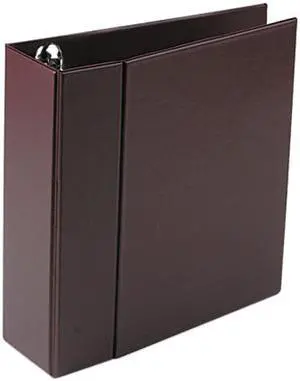 Avery 79364 Heavy-Duty Vinyl EZD Ring Reference Binder, 4" Capacity, Maroon