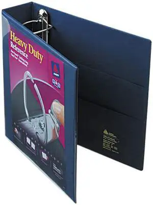 Avery 79802 Nonstick Heavy-Duty EZD Reference View Binder, 2" Capacity, Navy Blue