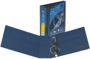Avery 79803 Nonstick Heavy-Duty EZD Reference View Binder, 3" Capacity, Navy Blue