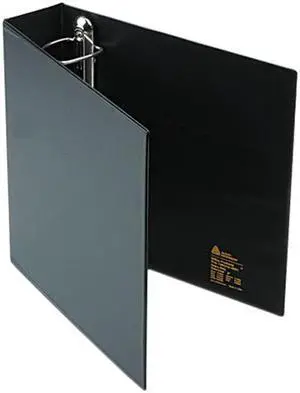 Avery 79992 Heavy-Duty Vinyl EZD Ring Reference Binder, Label Holder, 2" Capacity, Black